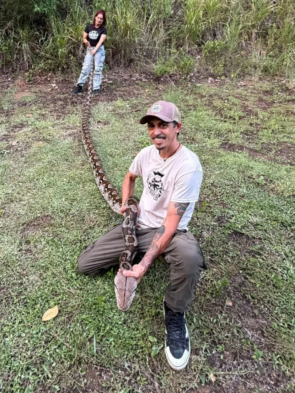 Enorme pitón sembraba el terror en Naranjito